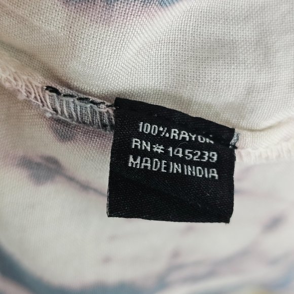 Sim & Sam Gray White Tie Dye Oversized Cardigan Kimono Top - Picture 7 of 7